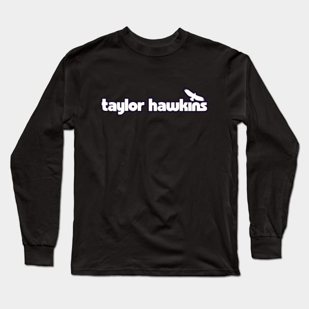 Taylor Hawkins Long Sleeve T-Shirt by Luis Vargas